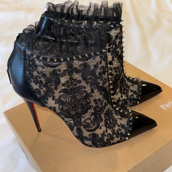 Louboutin Pigalla 100 Pat/rete/dent - Picture 2 of 3